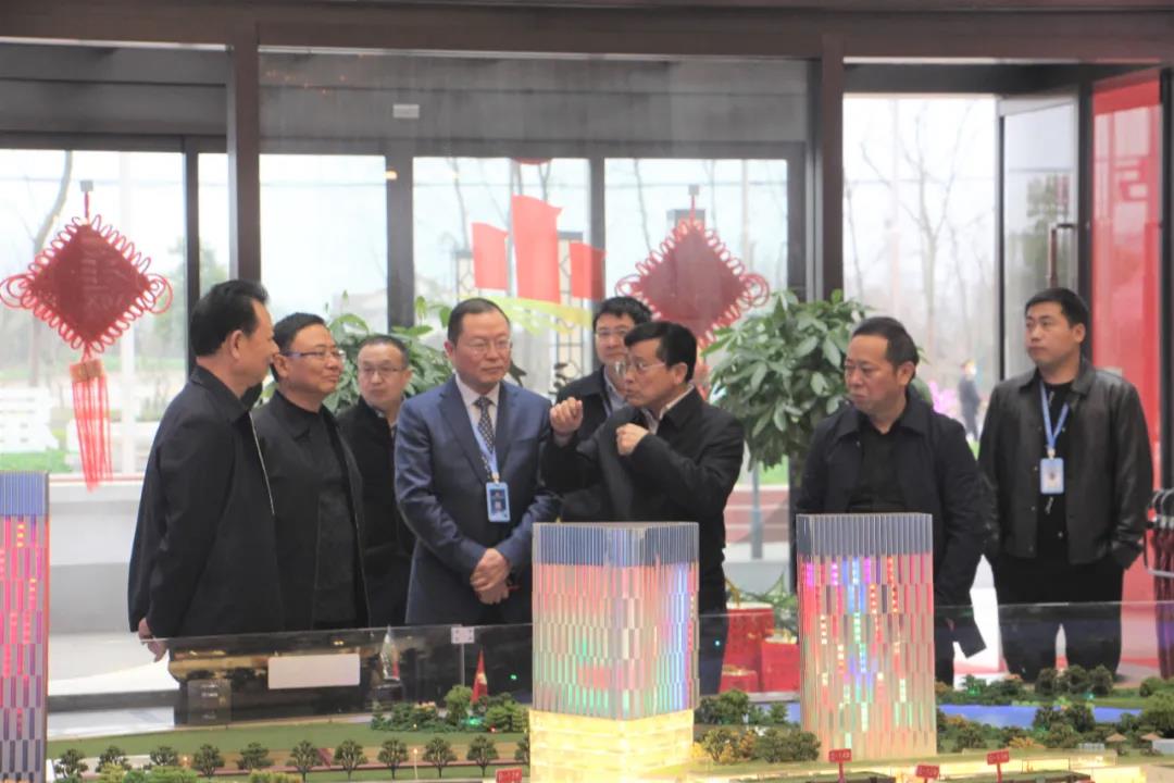  常德市政协主席朱水平一行调查老哥网高星贸易广场项目(图2)