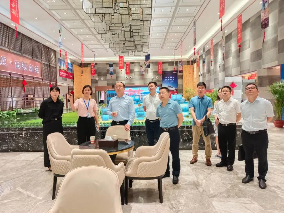 深国际物流发展有限公司到访高星智慧产业园洽谈合作事宜(图1)
